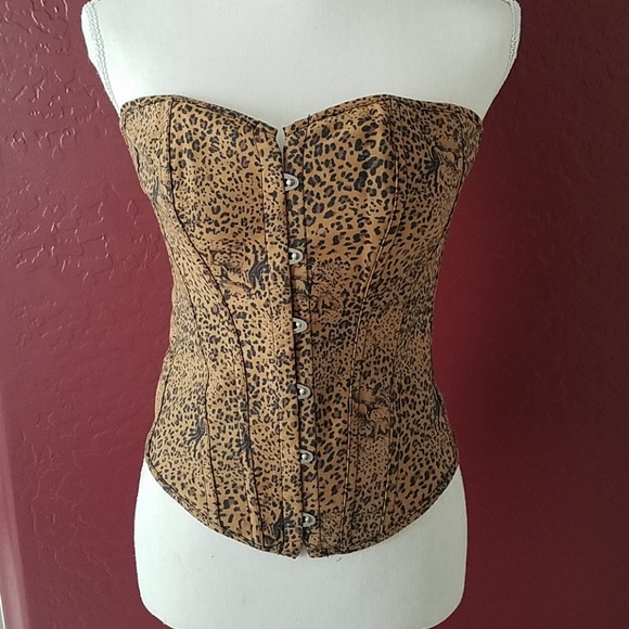 Unbranded Tops - Valentines! Corset Animal Print  Size Medium